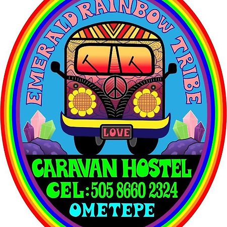 Rainbow Caravan Hostel Las Pilas Exterior foto