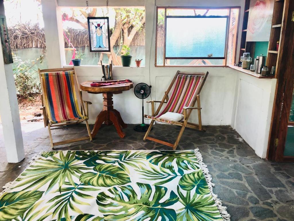 Rainbow Caravan Hostel Las Pilas Exterior foto