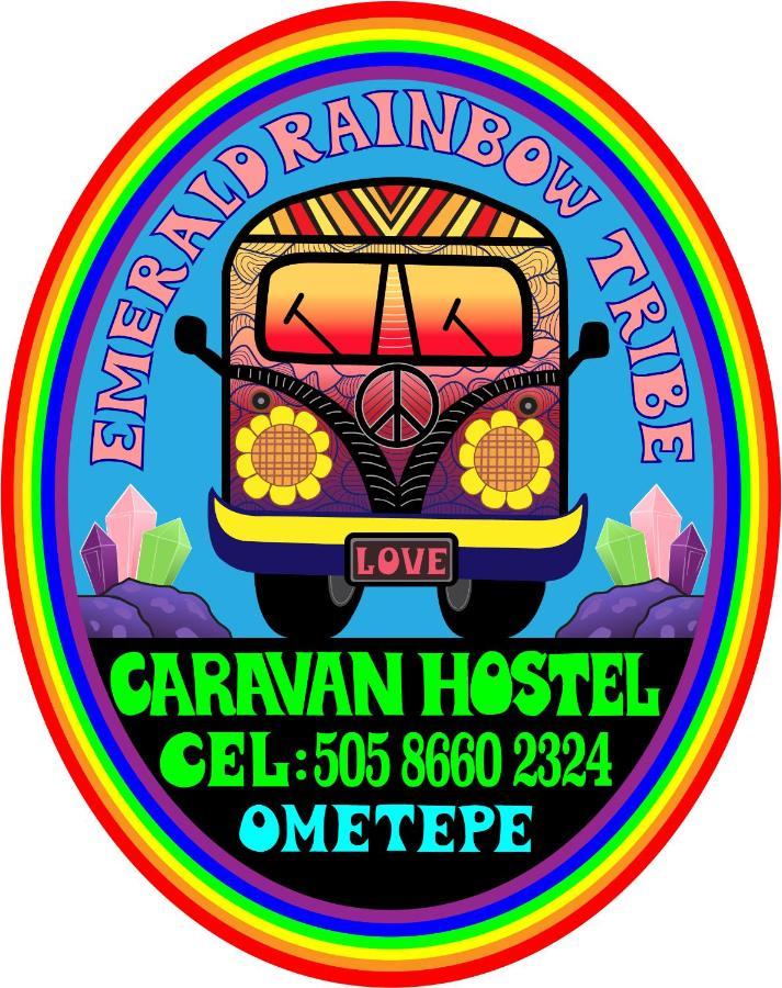 Rainbow Caravan Hostel Las Pilas Exterior foto